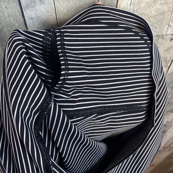 Lululemon Wunder Under Crop High-Rise*Full-On Luxtreme 21" Hype Stripe Size 12 - Picture 6 of 14